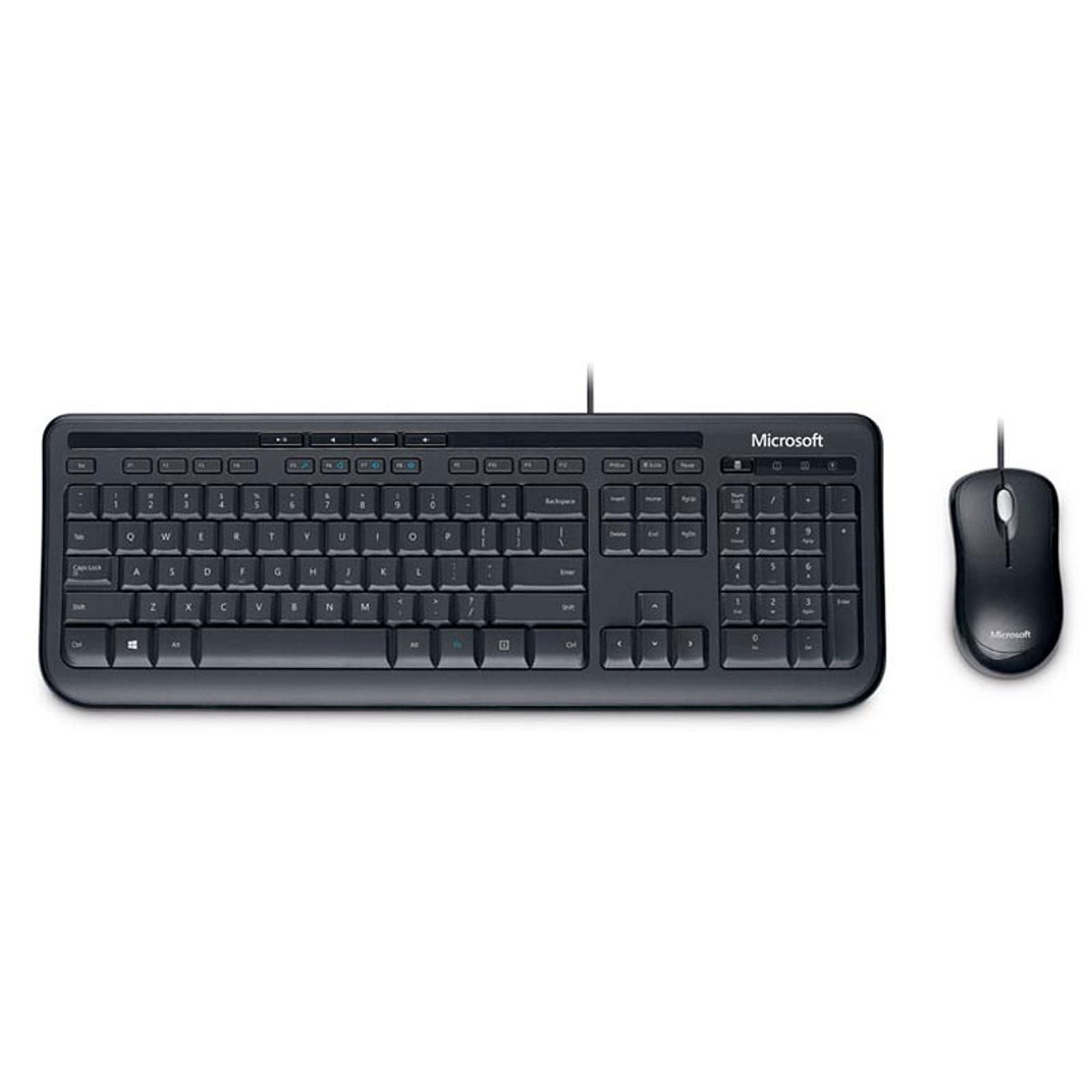 Microsoft Wired Desktop 600 - Pack Clavier/Souris - grosbill-pro.com - 1