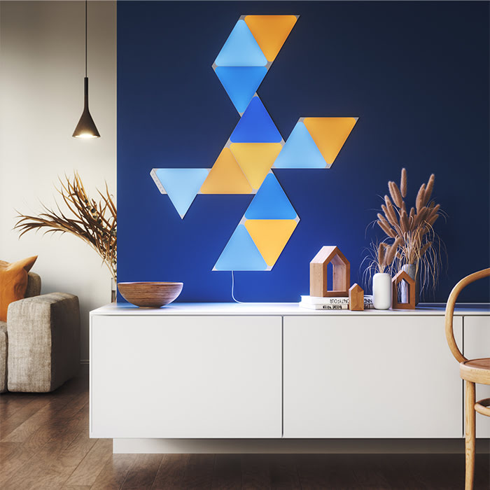 Nanoleaf Shapes Triangles Pack Expansion - 3 pièces (NL47-0001TW-3PK) - Achat / Vente Objet connecté / Domotique sur grosbill-pro.com - 1