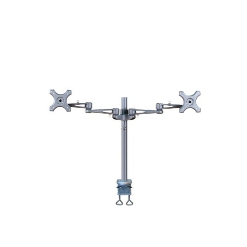 Desk Mount Dual 10-27" Clamp SILVER - Achat / Vente sur grosbill-pro.com - 1