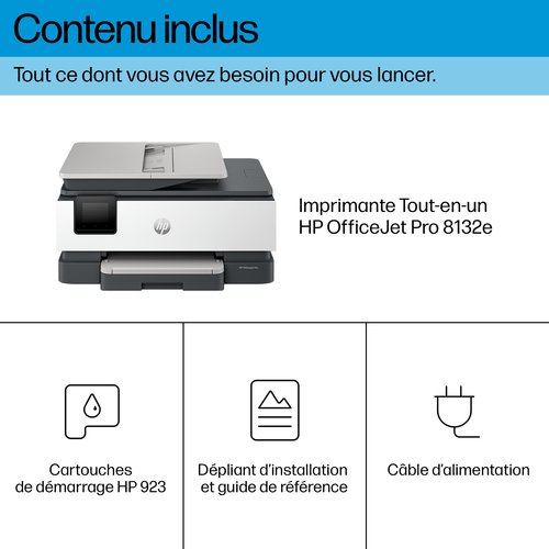 OFFICEJET PRO 8132E AIO LIGHT - Achat / Vente sur grosbill-pro.com - 15