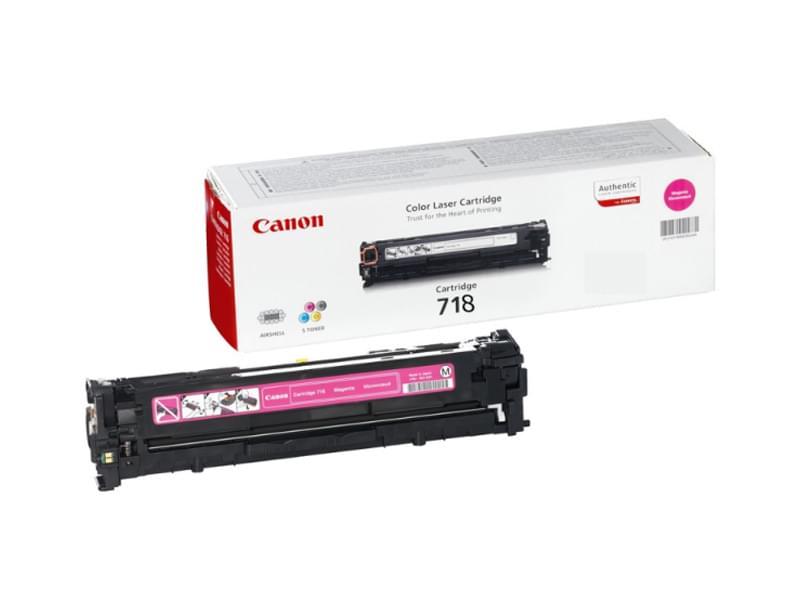 Toner 718 Magenta 3000p - 2660B002 pour imprimante Laser Canon - 0