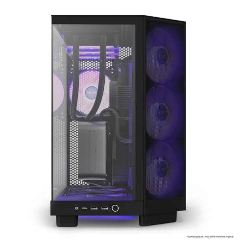 NZXT H6 Flow RGB Noir Noir - Boîtier PC NZXT - grosbill-pro.com - 3