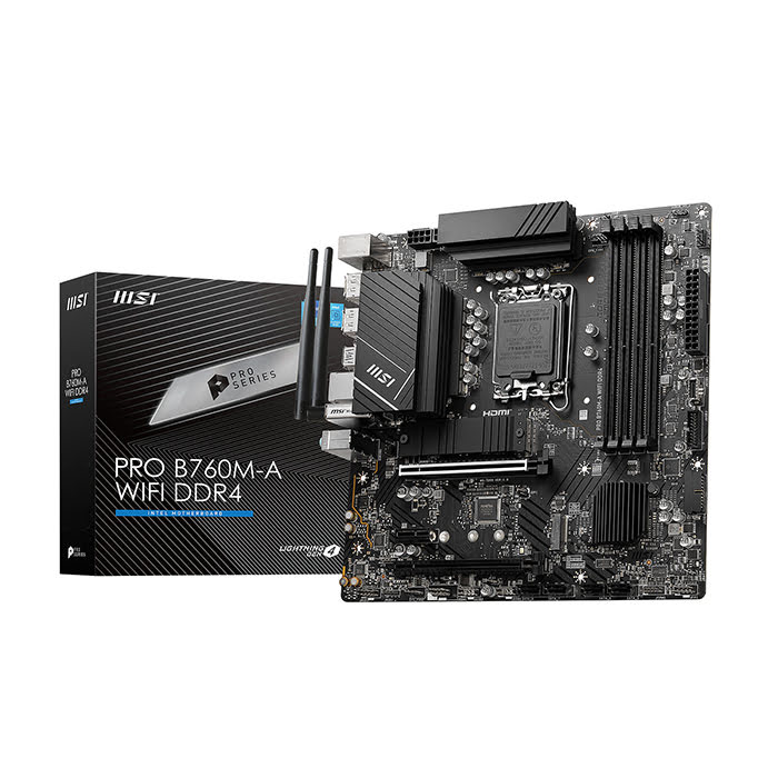 PRO B760M-A WIFI DDR4 - B760/LGA1700/DDR4/mATX