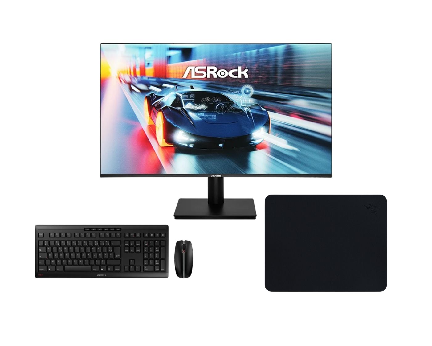 27" FHD/144Hz/IPS/1ms + clavier souris tapis#