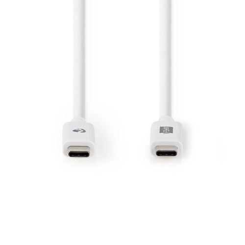 Câble USB-C 3.2 Gen2/100W/1m/Blanc - Connectique PC - grosbill-pro.com - 1