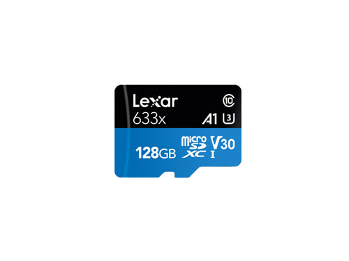 Lexar Micro SDHC 128Go Class 10 + Adapt - Carte mémoire Lexar - 0