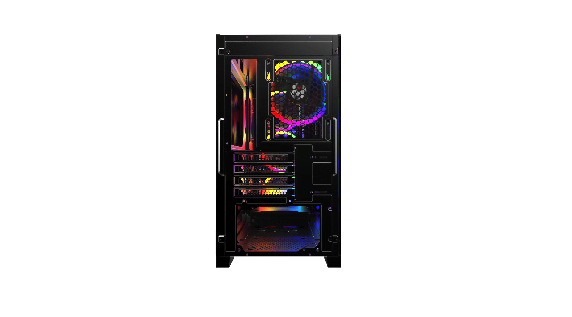 M.RED StarDust Mini Noir RGB Noir - Boîtier PC M.RED - grosbill-pro.com - 3