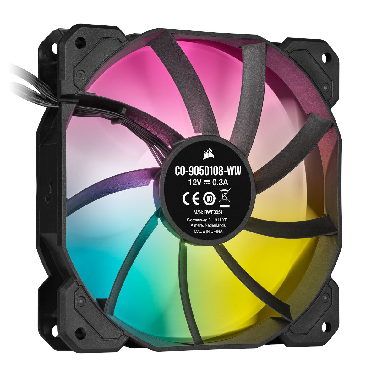 Corsair iCUE SP120 Elite RGB Black - Ventilateur boîtier Corsair - 1