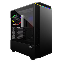 Grosbill Boîtier PC M.RED Death Storm RGB - MT/Sans Alim/ATX