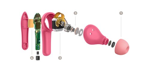 BELKIN NANO TRUE WIRELESS EARBUDS PINK - Achat / Vente sur grosbill-pro.com - 9