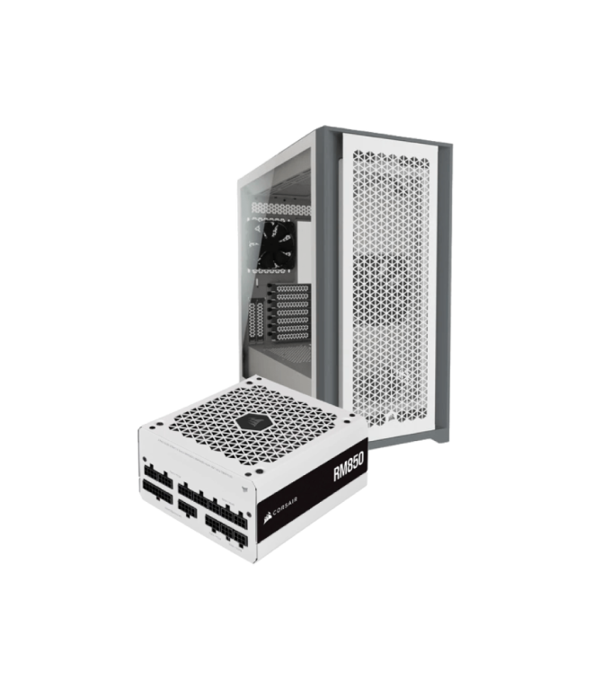 5000D Airflow TG Blanc + RM850 80+Gold Mod. Blanc