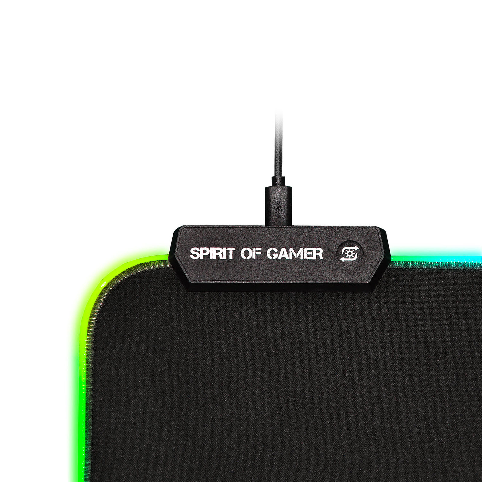 Spirit Of Gamer Skull RGB Gaming mouse pad - Taille M - Tapis de souris
