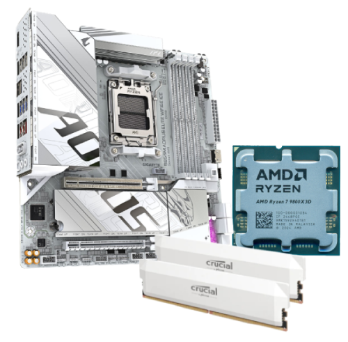 9800X3D + B850M W + 2x16Go W