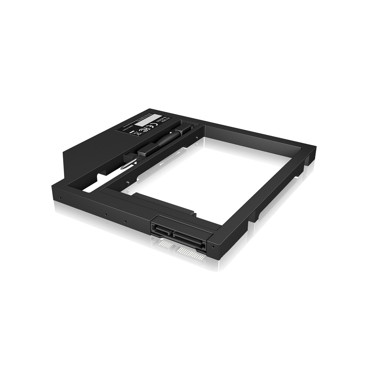 Adaptateur DD/SSD 2.5 empl.graveur 9.5mm - IB-AC649 - Icy Box - 1