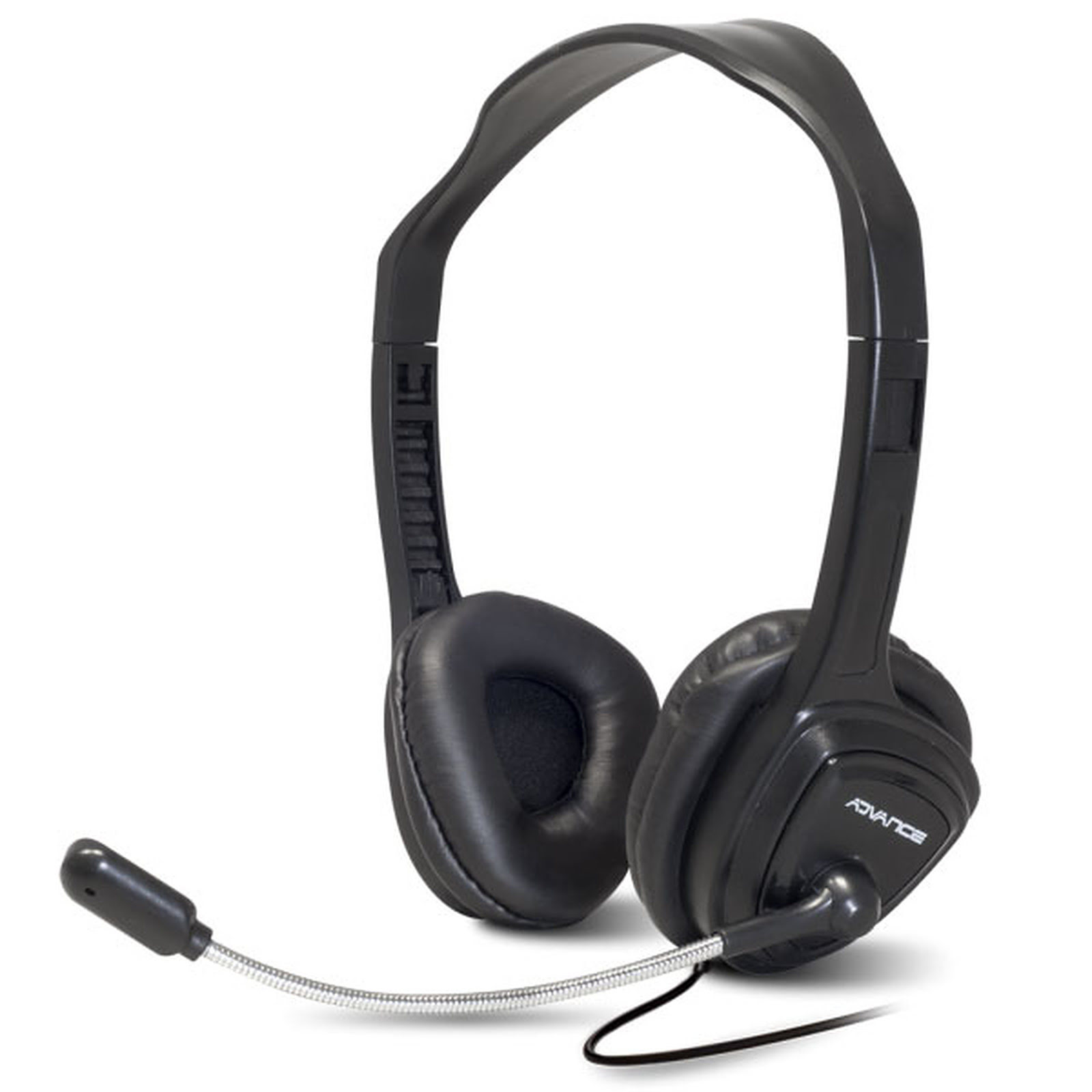 Advance Headphonics Smart Stereo Noir - Micro-casque - grosbill-pro.com - 0