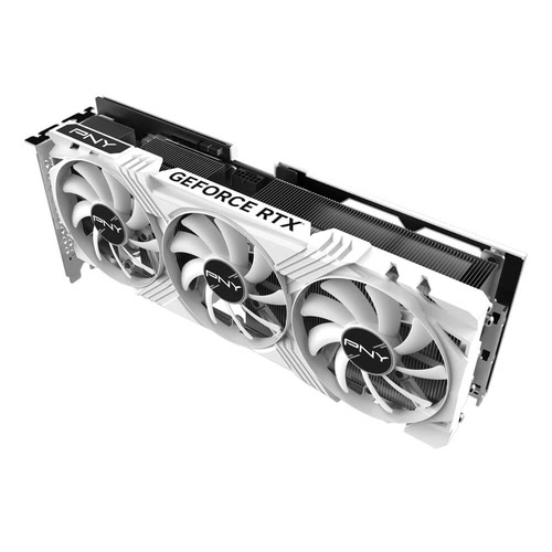 PNY RTX 4070 Ti 12GB VERTO Triple Fan Blanc Edition - Carte graphique - 7