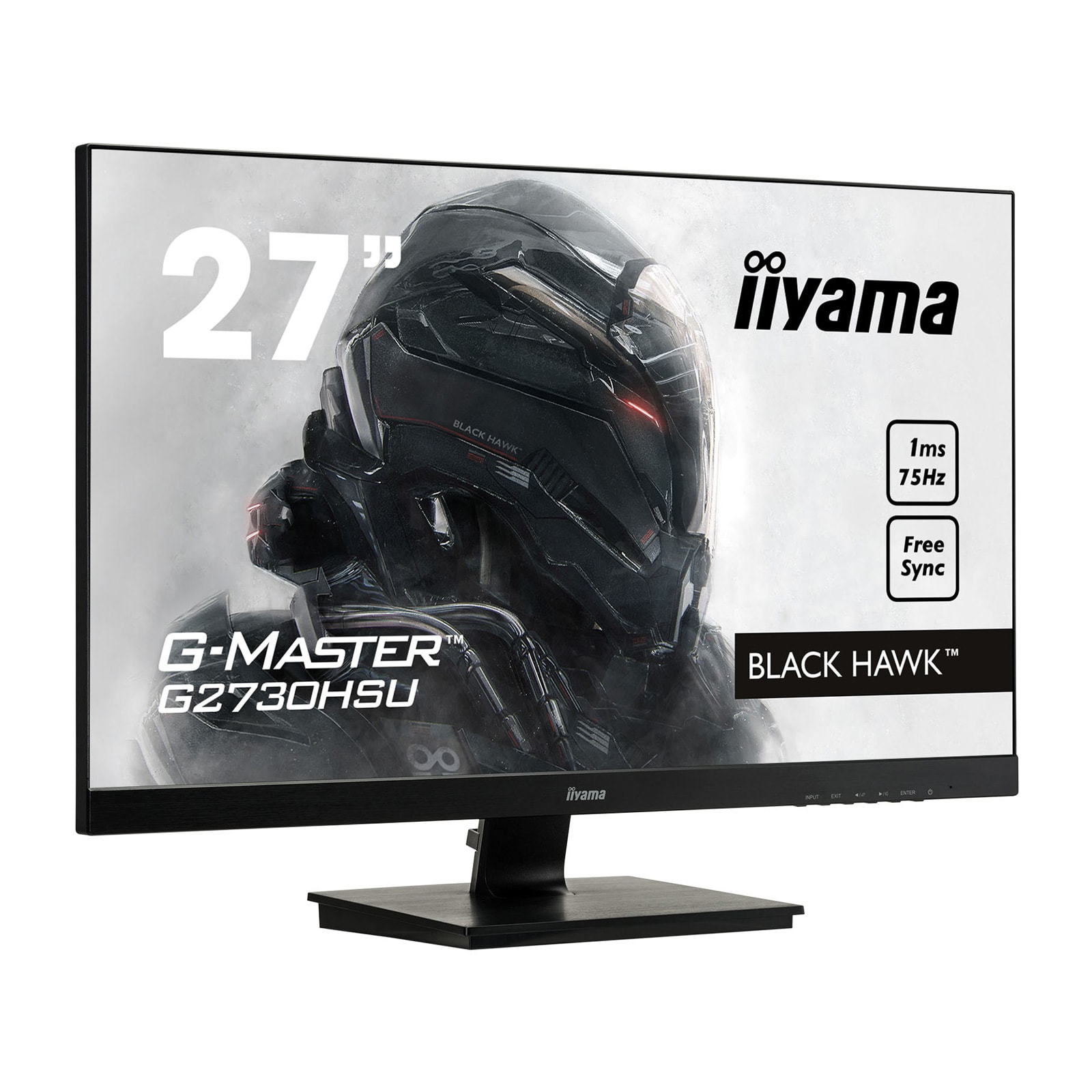 Iiyama 27"  G2730HSU-B1 - Ecran PC Iiyama - grosbill-pro.com - 4