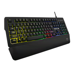 Grosbill Clavier PC The G-LAB Keyz Palladium - Noir/RGB/Filaire