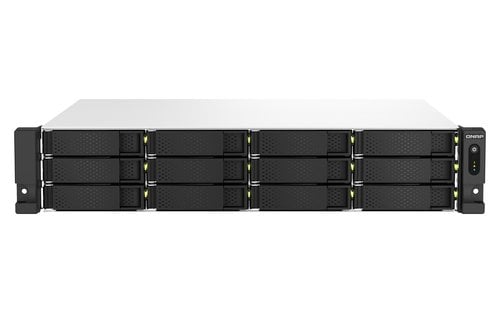 Qnap 2U 12-Bay NAS CeleronN5095 8GB RAM 2.5Gb