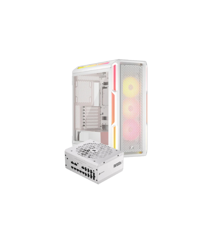 5000T LX RGB Blanc + RM1000x Shift W Gold Blanc