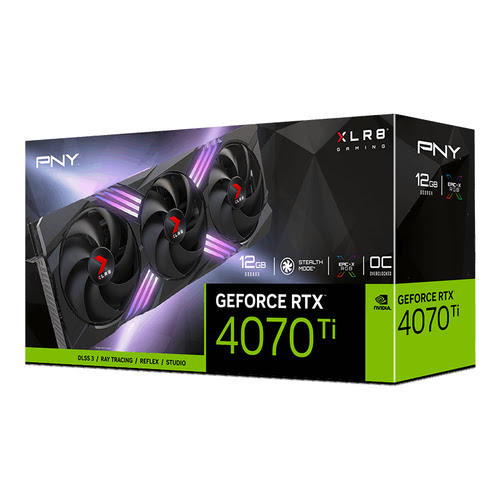 Grosbill Carte graphique PNY RTX 4070Ti 12GB XLR8 VERTO Overclocked Edition