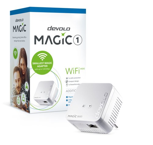 Devolo  Magic 1 WiFi mini  - Adaptateur CPL - grosbill-pro.com - 2