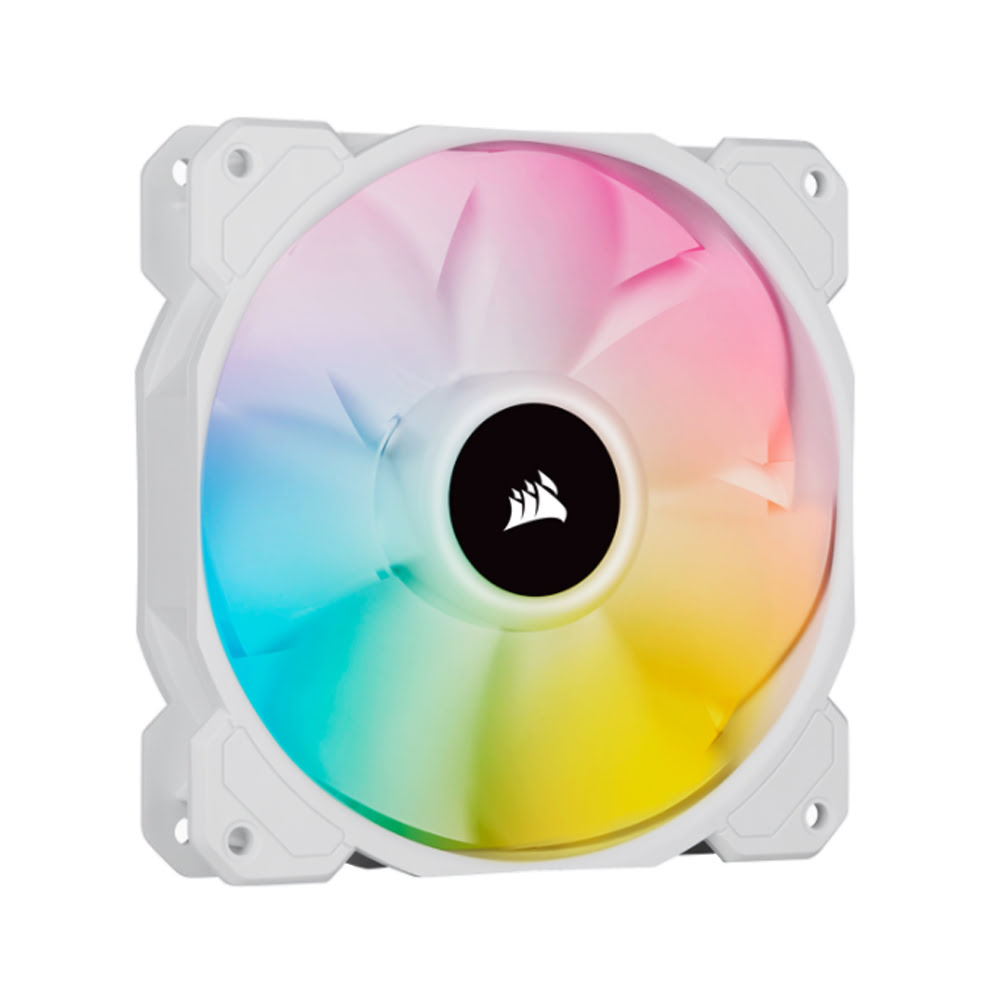 Corsair iCUE SP120 Elite RGB White - Ventilateur boîtier Corsair - 0