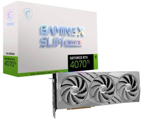 GeForce RTX 4070 Ti GAMING X SLIM WHITE 12G