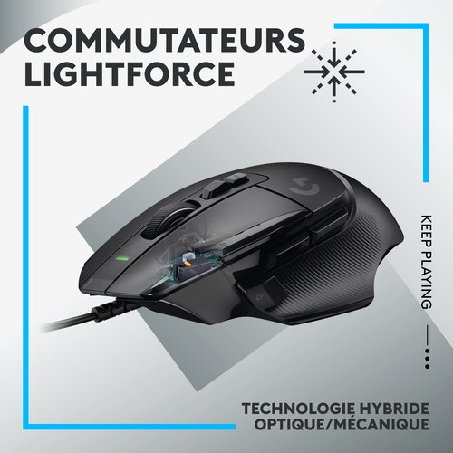 Logitech G502 X BLACK - Souris PC Logitech - grosbill-pro.com - 8