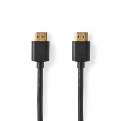Câble HDMI 1.4 Highspeed Mâle/Mâle - 1.5m Noir  