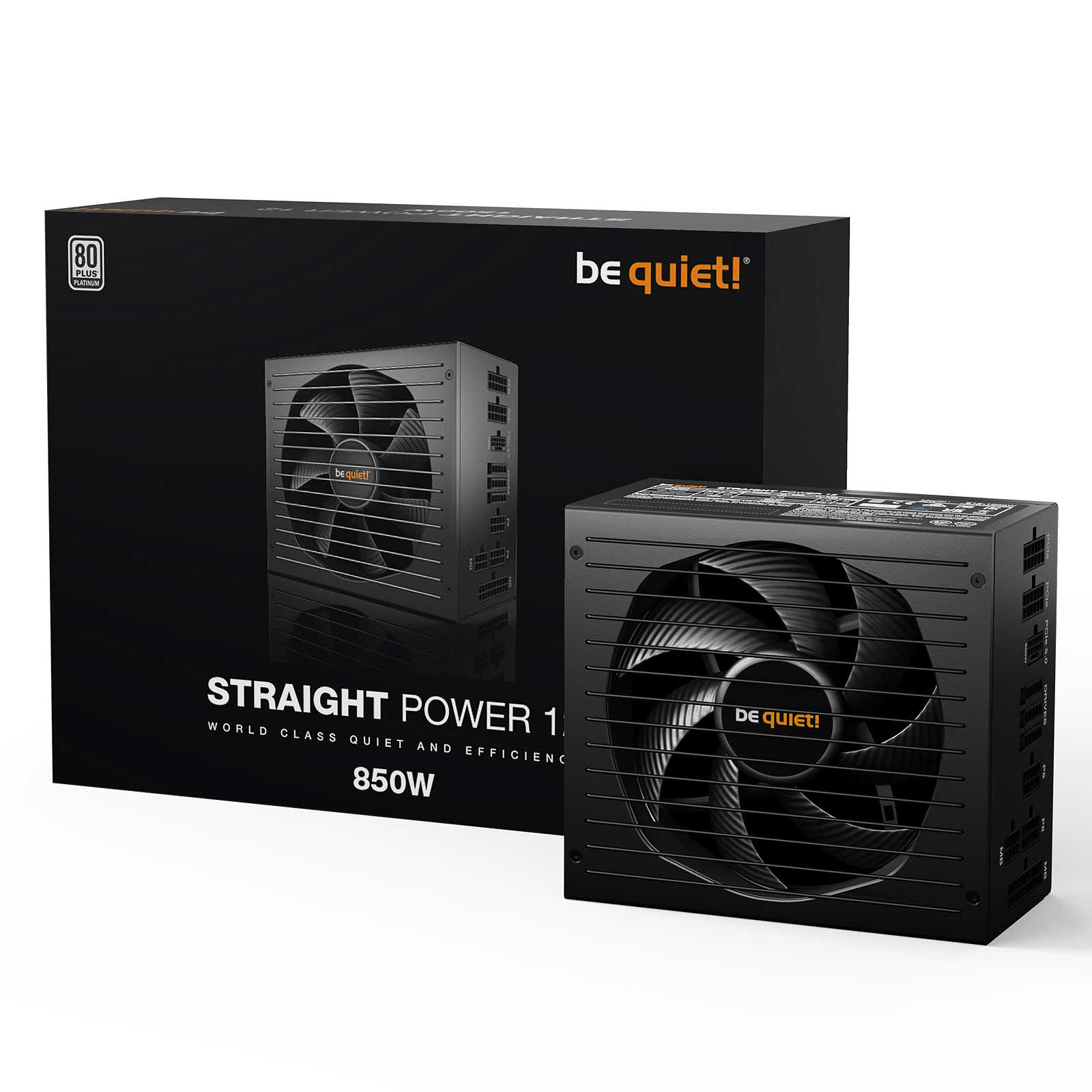 Grosbill Alimentation Be Quiet! ATX 850W - Straight Power 12 80+ PLAT - BN337