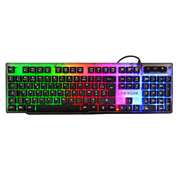 Grosbill Clavier PC The G-LAB Keyz Neon - Noir/Filaire