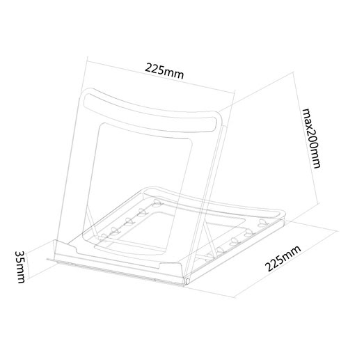 NewStar Laptop Desk Stand - Accessoire écran NewStar - grosbill-pro.com - 2