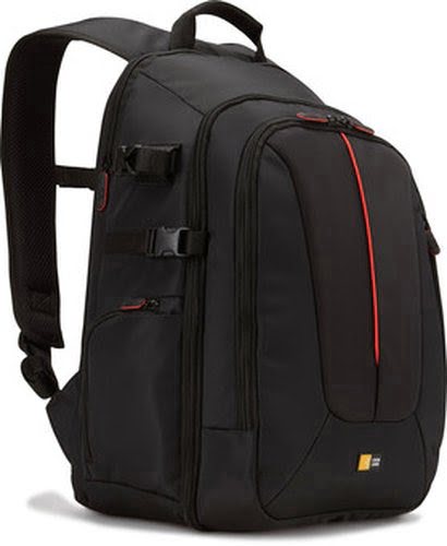 Grosbill Sac et sacoche Case Logic Nylon SLR Backpack full-size black/red (DCB309K)
