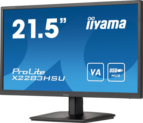 Iiyama 22"  X2283HSU-B1 - Ecran PC Iiyama - grosbill-pro.com - 1