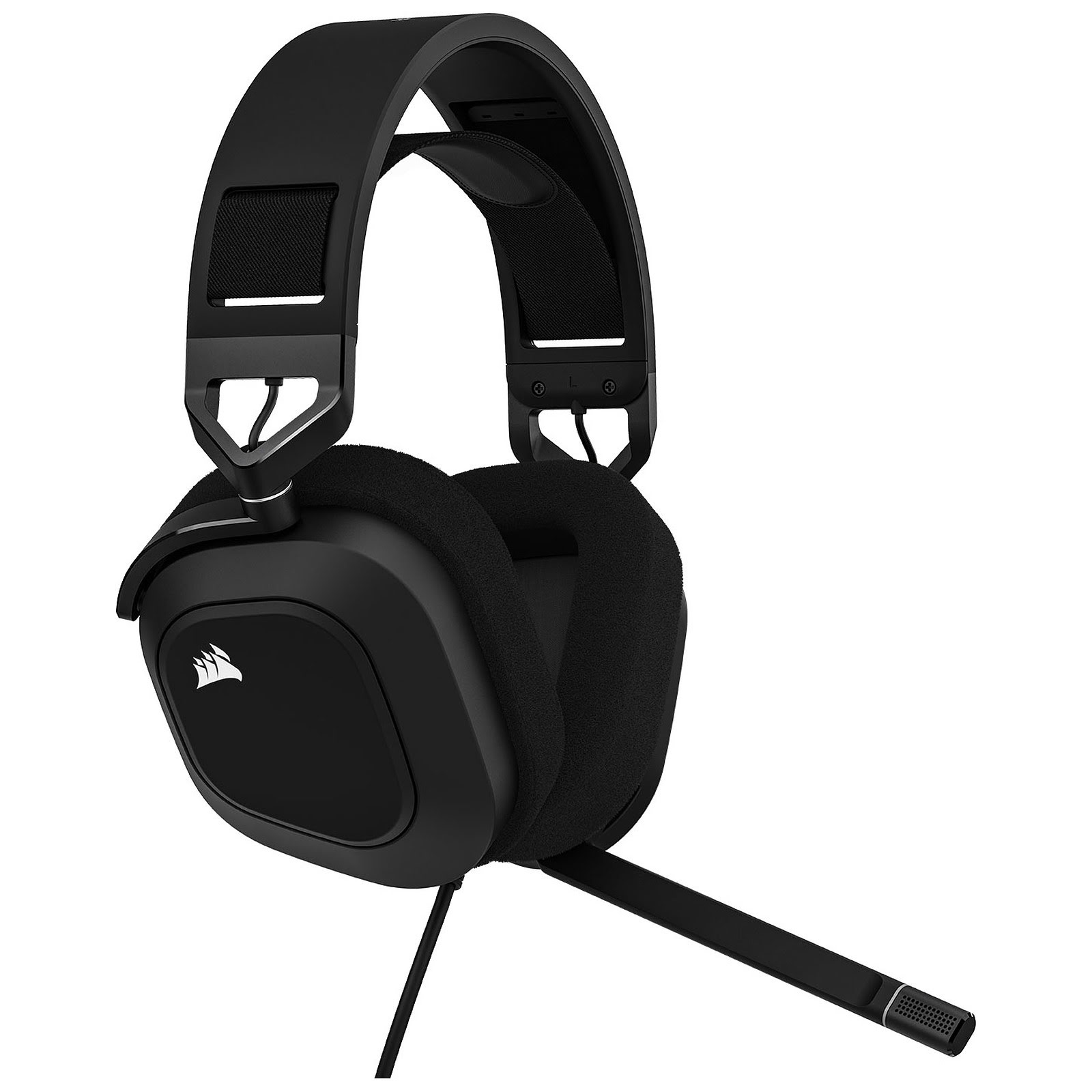 Corsair HS80 RGB USB Carbon 7.1 Surround Gris - Micro-casque - 1