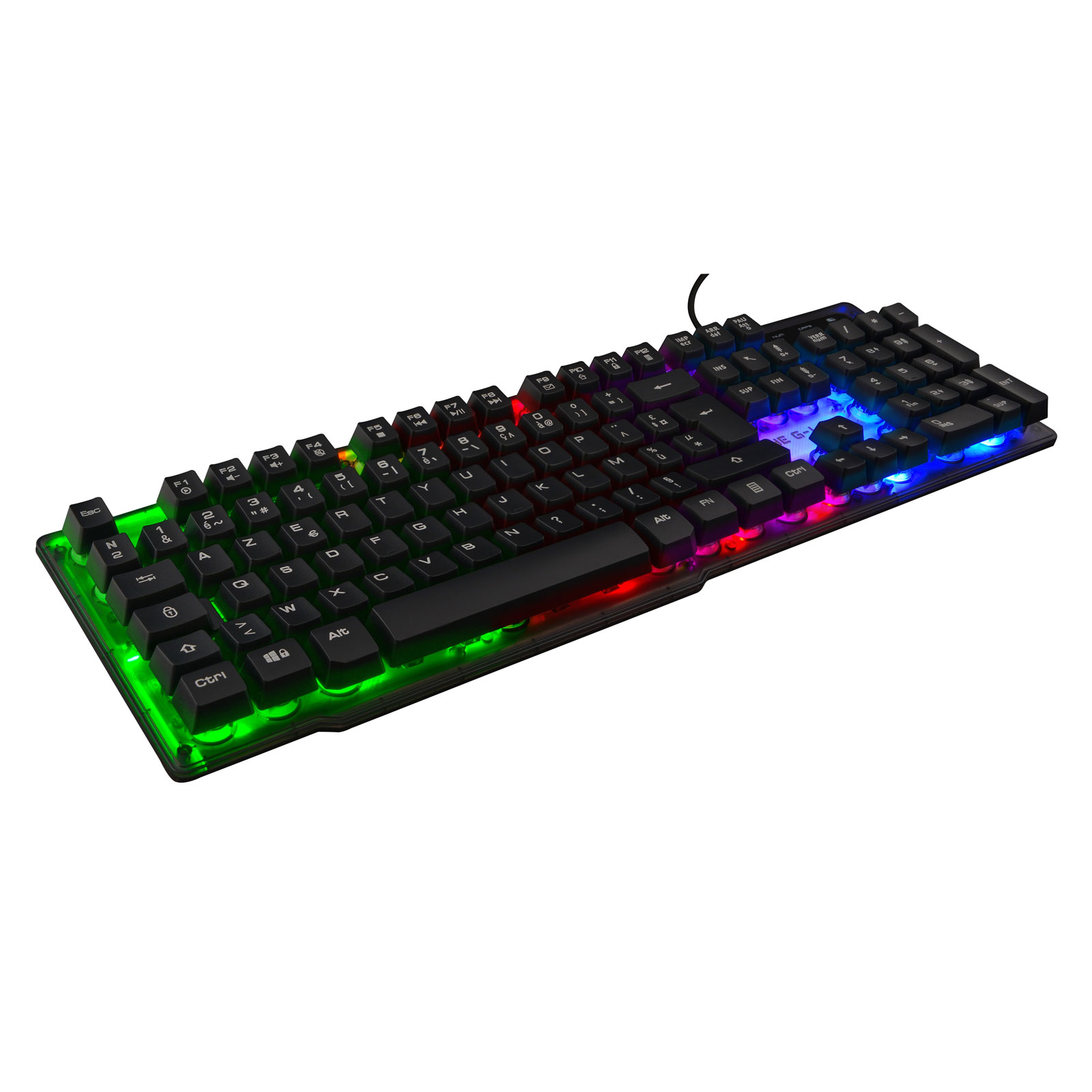 Clavier The G-lab Clavier Gamer - Keyz Hydrogen - Filaire Azerty