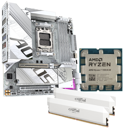 7800X3D + B850M W + 2x16Go W