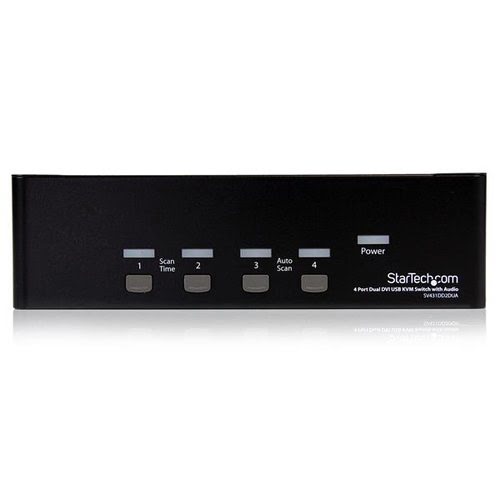4 Port Dual DVI USB KVM Switch - Achat / Vente sur grosbill-pro.com - 1
