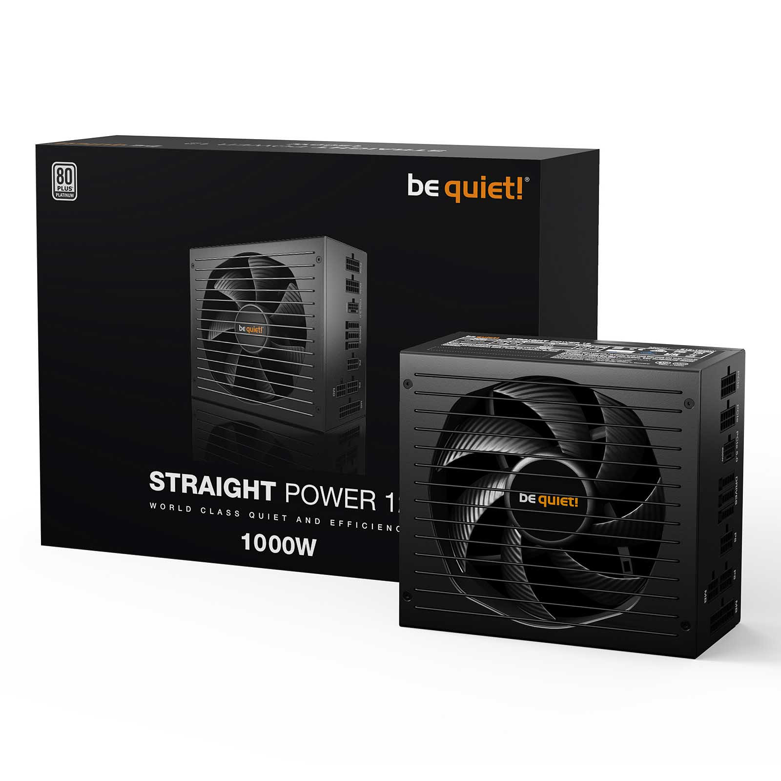 Grosbill Alimentation Be Quiet! ATX 1050W - Straight Power 12 80+ PLAT - BN338