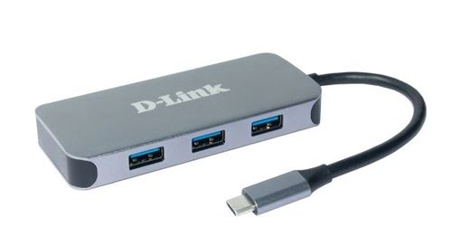 Grosbill Carte réseau D-Link 6-in-1 USB-C Hub with HDMI/Gigabit
