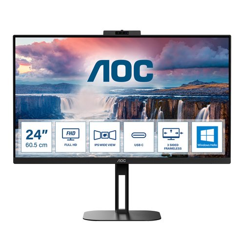 Grosbill Ecran PC AOC 24V5CW/BK 24IN 16:9 1920X1080