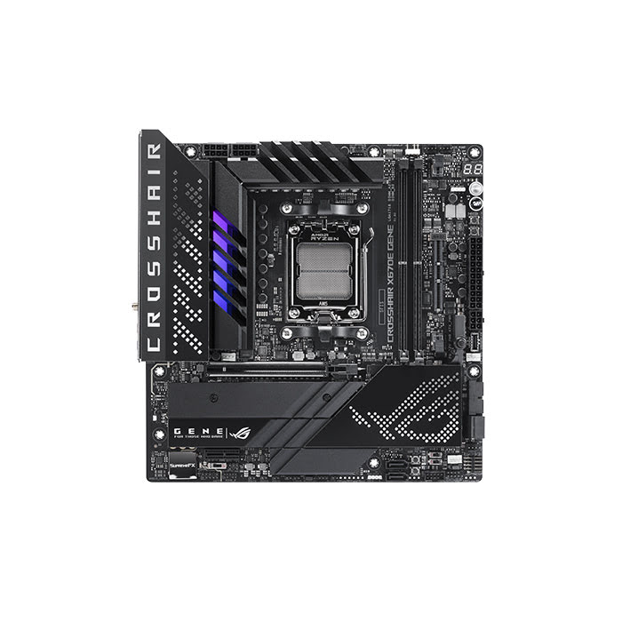 Asus ROG CROSSHAIR X670E GENE Micro-ATX  - Carte mère Asus - 1