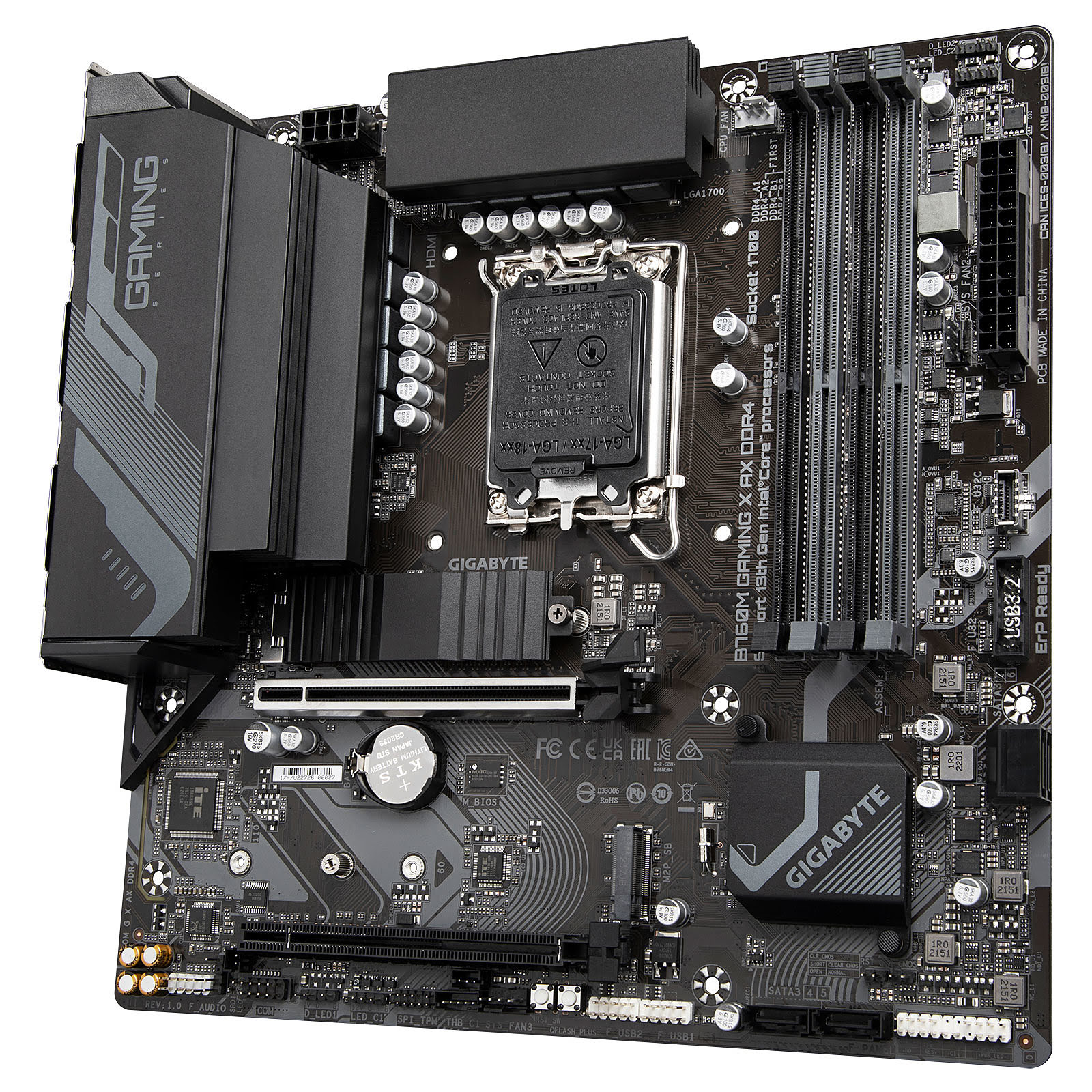 Gigabyte B760M G X AX DDR4 Micro-ATX  - Carte mère Gigabyte - 1