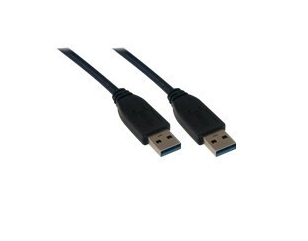 Cordon USB 3.0 type A mâle/A mâle 2m