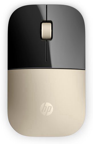 Grosbill Souris PC HP  Z3700 Gold Wireless Mouse
