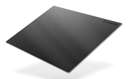 Oniverse Obsidian Logo Tapis en verre - S/Noir