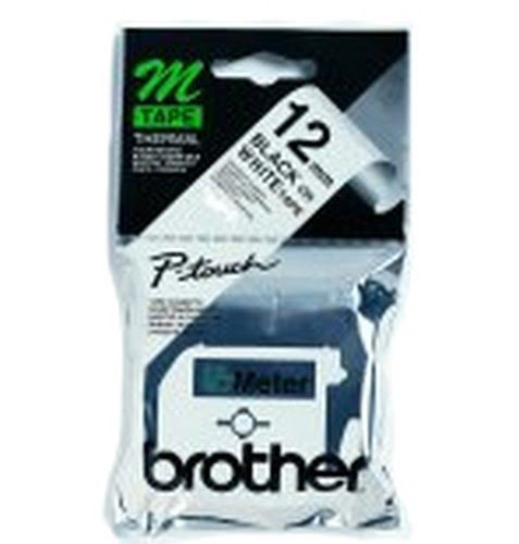 Grosbill Papier imprimante Brother Tape/black on white blister