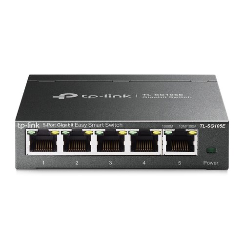 Grosbill Switch TP-Link TL-SG105E - 5 (ports)/10/100/1000/Sans POE/Non manageable