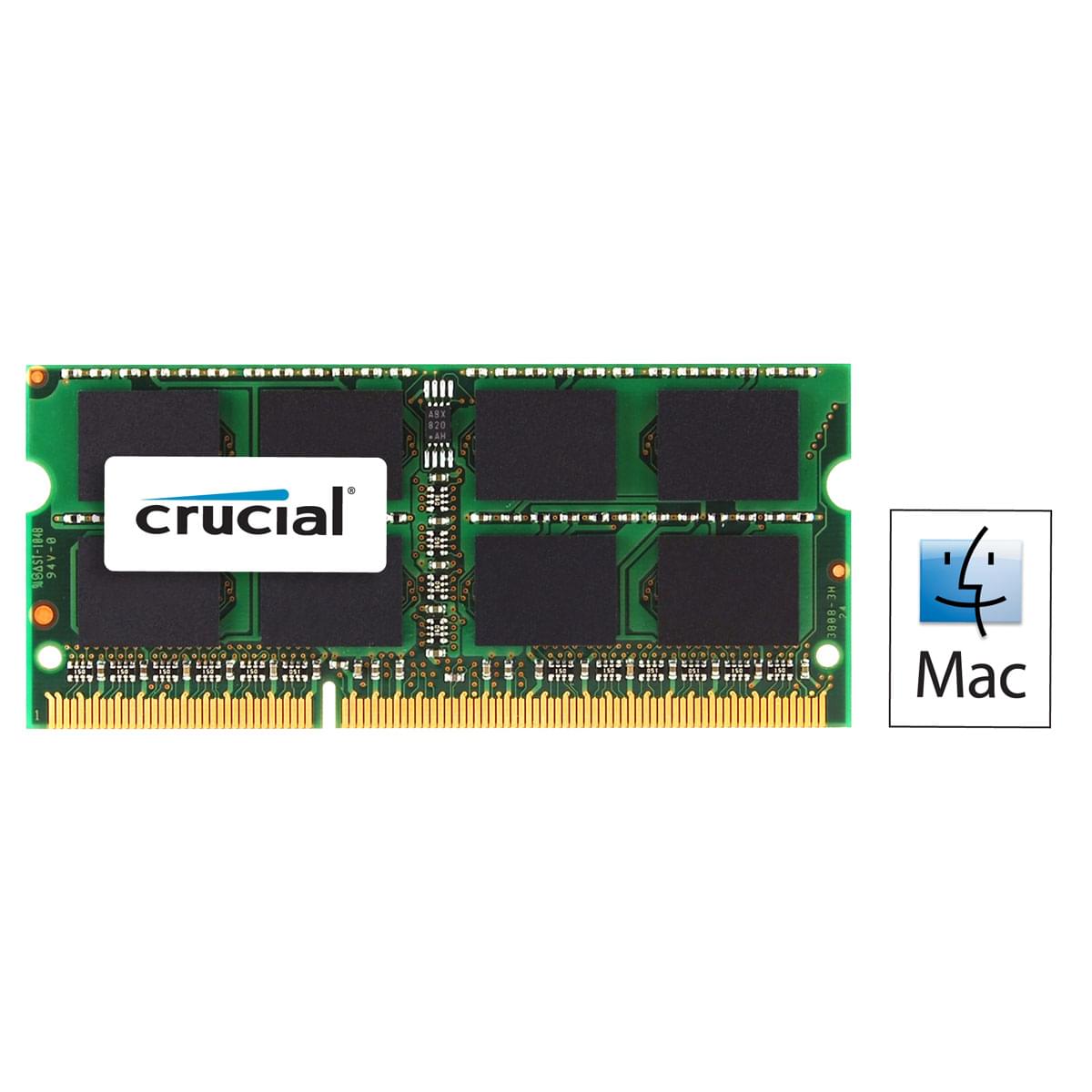 Crucial SO-DIMM 8Go DDR3 1333 for MAC CT8G3S1339MCEU - Mémoire PC portable - 0